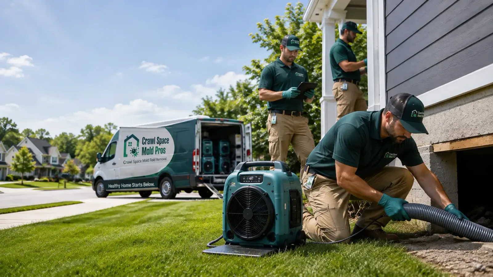 Crawl Space Mold Removal in Felicity, OH